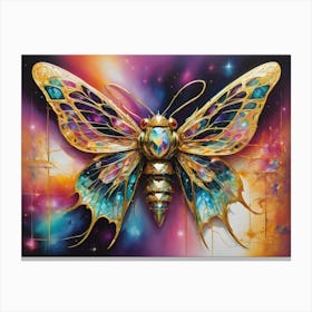 Butterfly In Space 1 Canvas Print