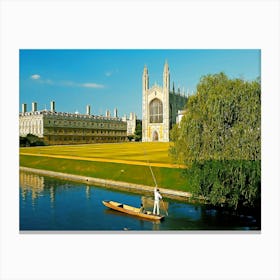 England, Cambridgeshire, Cambridge, Kings College Canvas Print