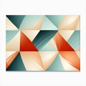 Abstract Geometric Pattern 1 Canvas Print