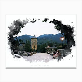 Casa De La Vall, Andorra La Vella, Andorra Canvas Print