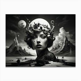 Surreal woman Canvas Print