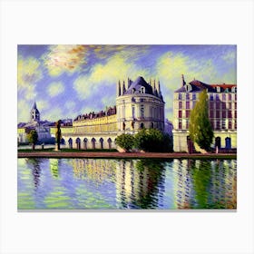 View Of The Seine Canvas Print