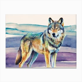 Wolf Painting Canvas Print