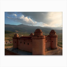 Castle In Morocco Canvas Print