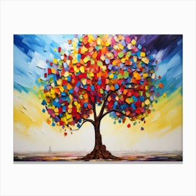 Colorful Tree Canvas Print