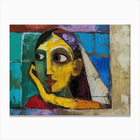 Contemporary Artwork Inspired By Pablo Picasso 2 Canvas Print