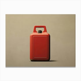 Red Gas Can Canvas Print