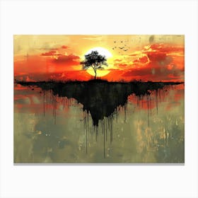 Tree In The Sky 3 Canvas Print