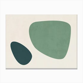Organic Shapes - Gn03 Canvas Print