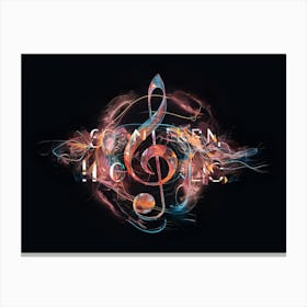 Music Of The Night 1 Canvas Print