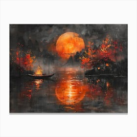 Full Moon Canvas Print