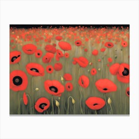 Poppy Field Canvas Print