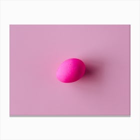 Pink Ball On Pink Background Canvas Print