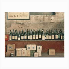 Wine Cellar Canvas Print