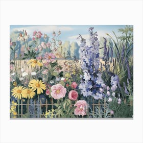 Garden Fence Canvas Print