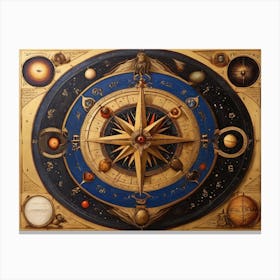 Cosmos Compass 1 Canvas Print