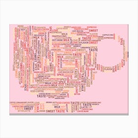 Word Cloud Canvas Print