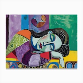 Contemporary Artwork Inspired By Pablo Picasso 4 Canvas Print