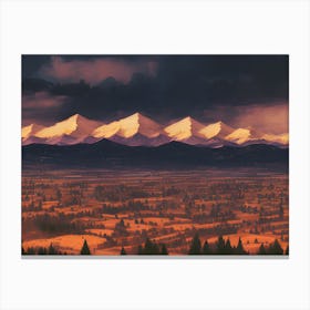 Mountain Landscape Canvas Print