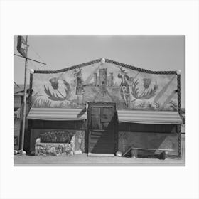 Beer Joint Showing Indigenous Decoration, Maricopa County, Arizona By Russell Lee Canvas Print