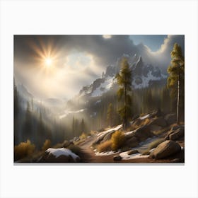 Mountain Mist Canvas Print