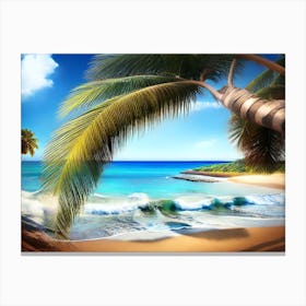 Tropical Beach 5 Canvas Print