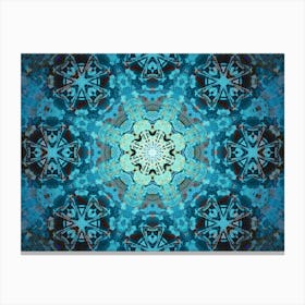 Abstraction Blue Ocean Canvas Print