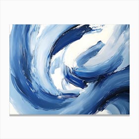 Abstract Blue Painting 5 Canvas Print