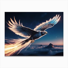 Native American bird Canvas Print