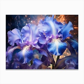 Blue Iris 1 Canvas Print