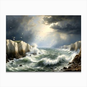 Stormy Seas 1 Canvas Print