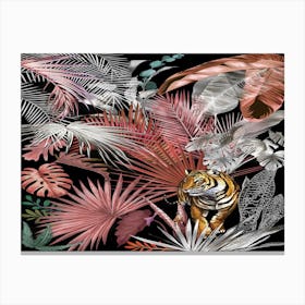 Jungle Tiger 02 Canvas Print