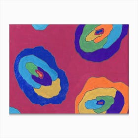 Colorful Circles Canvas Print