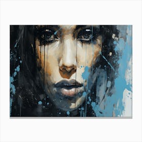 Splatter Painting Canvas Print