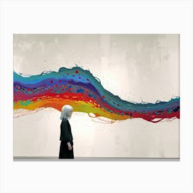 Splatter Painting 4 Canvas Print