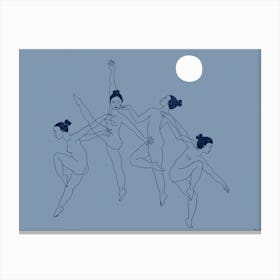 Dance With The Moon Canvas Print
