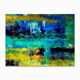 Acrylic Extruded Painting 360 Canvas Print