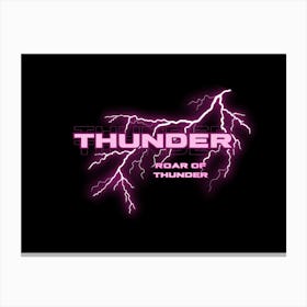 Thunder Canvas Print