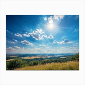 Sky And Clouds 1 Canvas Print