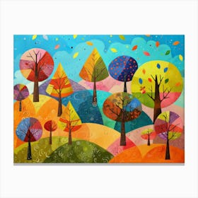 Autumn Trees 22 Canvas Print