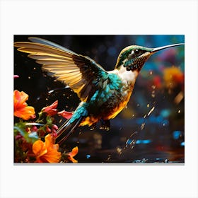 Feathered Fantasies Bird In The Air Canvas Print