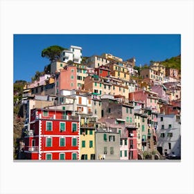 Cinque Terre Close Up Italy Canvas Print