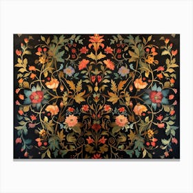 Contemporary Artwork Inspired By William Morris 12 Canvas Print