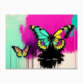 Butterfly Stock Videos & Royalty-Free Footage 7 Canvas Print