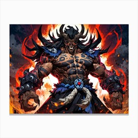 Demon Warrior 1 Canvas Print