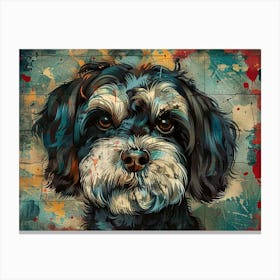 Havanese Fine Art Portrait 2 Canvas Print