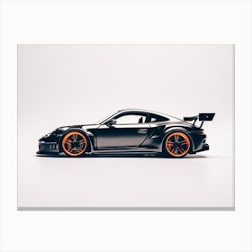 Toy Car Porsche 911 Gt3 Rs Black Canvas Print