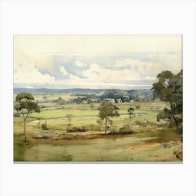 French Country Painting Canvas Print