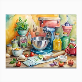 Kitchen Utensils Canvas Print