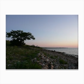 Sunset At The Beach 1 Canvas Print